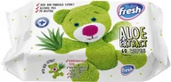 Chusteczki nawilżane - Baby Fresh - Chusteczki Nawilżane - Aloes - 60 Szt. - miniaturka - grafika 1