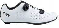 Buty rowerowe - BUTY ROWEROWE NORTHWAVEc - White / Black [Rozmiar Obuwia 41] - miniaturka - grafika 1