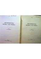 Książki o kulturze i sztuce - Architektura polska XVII wieku Tom 4 część 1 i 2 - miniaturka - grafika 1