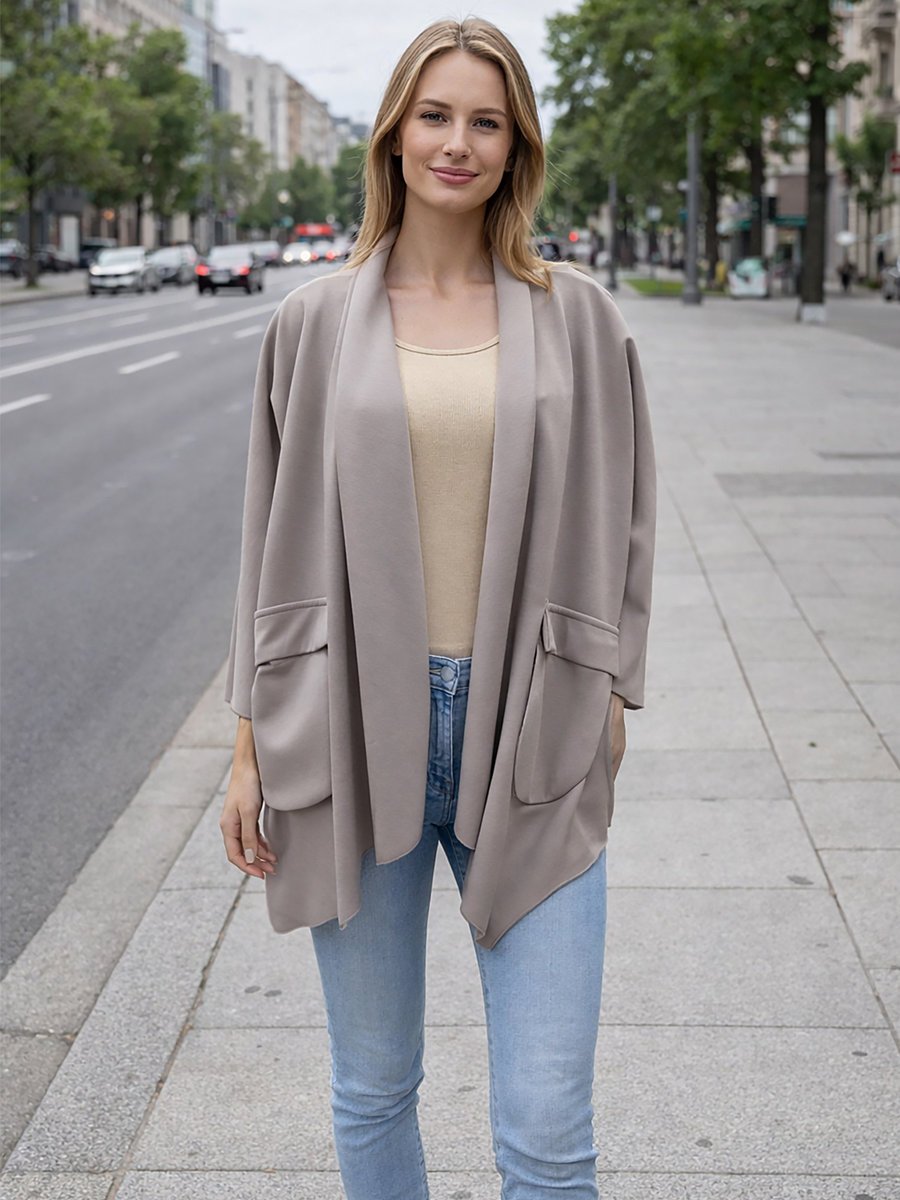 Narzutka damska beżowy one size