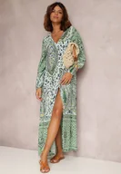 Sukienki - Miętowa Sukienka Canone - Renee - miniaturka - grafika 1