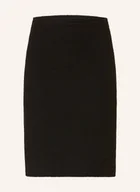 Spódnice - Selected Femme Spódnica Bouclé schwarz - miniaturka - grafika 1