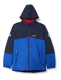 Płaszcze damskie - Jack Wolfskin Płaszcz puchowy dla dzieci unisex, Aktywny niebieski, 116 cm 1605254 - grafika 1