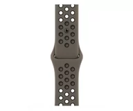 Akcesoria do smartwatchy - Apple Pasek sportowy Nike w kolorze Olive Grey/czarnym 45 mm - miniaturka - grafika 1