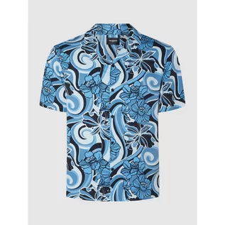 Koszule męskie - Koszula casualowa o kroju regular fit z wiskozy z krótkim rękawem - THE KOOPLES - grafika 1