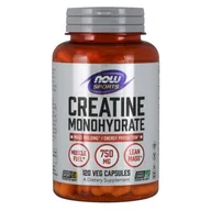 Witaminy i minerały - Now Foods Foods FOODS Creatine Monohydrate (Monohydrat kreatyny) 750mg 120 kaps. NW978 - miniaturka - grafika 1