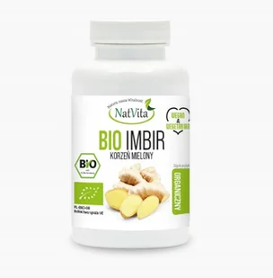 Imbir Bio mielony 250g NatVita - Przyprawy i zioła sypkie - miniaturka - grafika 1