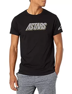 Koszulki męskie - Alpinestars Męski T-shirt Lanes czarny czarny L - grafika 1