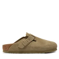 Klapki i japonki damskie - Klapki Birkenstock Boston Leve 1025844 Zielony - miniaturka - grafika 1