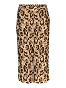 Spodnie damskie - Vero Moda Spodnie w kolorze beżowo-brązowym - miniaturka - grafika 1