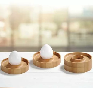 Podstawki do jajek 4 sztuki 10 cm KESPER None - Pozostałe akcesoria kuchenne - miniaturka - grafika 2