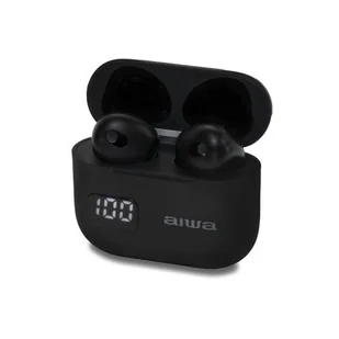AIWA EBTW-100BK TWS czarne - Słuchawki - miniaturka - grafika 1