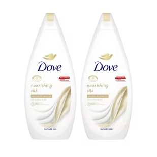 Dove Nourish Silk żel pod prysznic 2x720ml - Kosmetyki do kąpieli - miniaturka - grafika 1