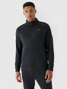 Męska bluza treningowa 4F 4FRAW24TFSWM565 - czarna - Bluzy sportowe męskie - miniaturka - grafika 1