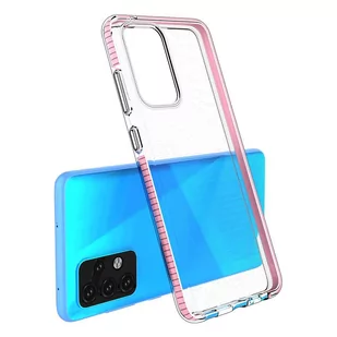 Spring Case pokrowiec żelowe etui z kolorową ramką do Samsung Galaxy A52s 5G / A52 5G / A52 4G czarny - Etui i futerały do telefonów - miniaturka - grafika 3