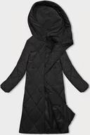 Kurtki damskie - Długa kurtka zimowa z kapturem J.Style czarna (5M3173-392) - J STYLE - miniaturka - grafika 1