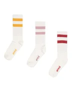 Skarpetki dla dzieci - Sprandi Zestaw 3 par wysokich skarpet unisex 0UB-003-AW23 (3-pack) Czerwony - miniaturka - grafika 1