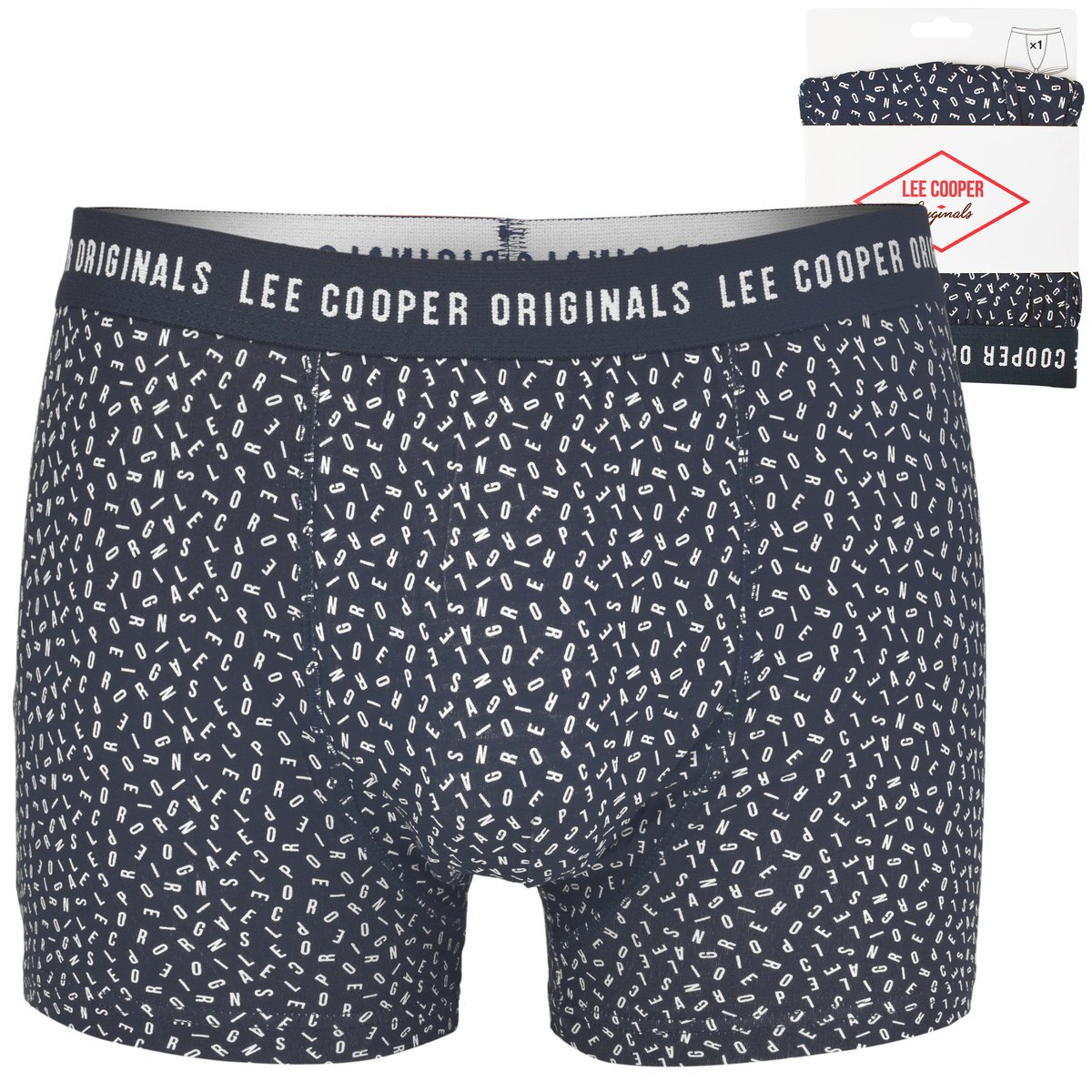 Lee Cooper Bokserki Męskie Bawełniane 40941 1 sztuka Rozmiar XL