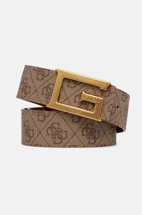 Guess pasek NOREEN damski kolor beżowy BW9153 P4338 - Paski - miniaturka - grafika 1