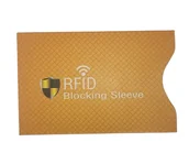 Dyplomy i okładki - Etui antykradzieżowe na kartę płatniczą Yellow - miniaturka - grafika 1