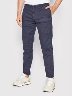 Spodnie męskie - Imperial Spodnie materiałowe P640315503 Granatowy Regular Fit - grafika 1