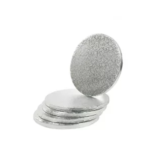 Podkład Pod Tort Gruby 20 cm Srebrny - Dodatki do ciast w proszku - miniaturka - grafika 1