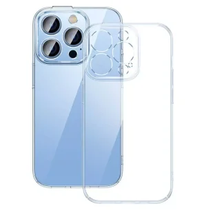 Zestaw ochronny Baseus Crystal przeźroczyste etui i szkło hartowane do iPhone 14 Pro - Etui i futerały do telefonów - miniaturka - grafika 1