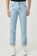 Spodnie męskie - Wrangler Greensboro Męskie Spodnie Jeansowe Whitewater W15Qjx31R-W36 L30 - miniaturka - grafika 1