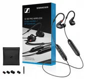 Słuchawki - Sennheiser Ie 100 Pro Wireless Black 115dB 20-18000Hz Usb C +etui - miniaturka - grafika 1
