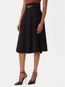 Spódnice - Rinascimento Spódnica trapezowa CFC0126216003 Czarny Regular Fit - miniaturka - grafika 1