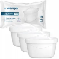 Wkłady filtrujące - 3X Filtr Wkład Wessper Aquamax Do Dzbanka Na Wodę - miniaturka - grafika 1