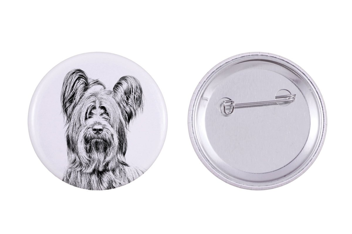 Skye Terrier - przypinka z twoim psem, dodaj własne foto, marka Art-Dog
