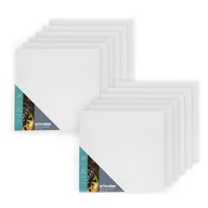 Podobrazia, bloki, papiery - Podobrazie 25X25 Cm Płótno Malarskie Zestaw 12 Szt - miniaturka - grafika 1