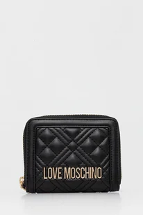 Love Moschino portfel damski kolor czarny JC5710PP0MLA0000 - Portfele - miniaturka - grafika 1
