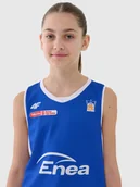 Koszulki dla chłopców - 4F Koszulka meczowa replika wyjazdowa z sezonu 2024/25 dziecięca 4F x Enea AZS Politechnika Poznań - multikolor 122/128 (6-8 lat) - miniaturka - grafika 1