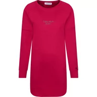 Bluzy dla dziewczynek - CALVIN KLEIN JEANS Bluza | Longline Fit - miniaturka - grafika 1