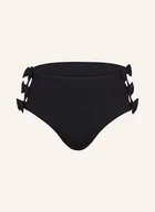 Stroje kąpielowe - Seafolly Dół Od Bikini Z Wysokim Stanem Beau Bow schwarz - miniaturka - grafika 1