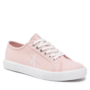 Tenisówki CALVIN KLEIN JEANS - Vulcanized Essential 1 YW0YW00482 Pale Conch Shell TFT - Trampki damskie - miniaturka - grafika 1