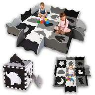 Maty piankowe - MATA PIANKOWA EDUKACYJNA GRUBA KOJEC DLA DZIECI PUZZLE 25 ELEMENTÓW 3W1 - miniaturka - grafika 1