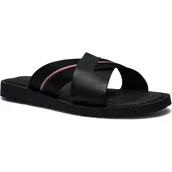 Klapki i japonki męskie - Tommy Hilfiger Skórzane klapki CRISS - miniaturka - grafika 1