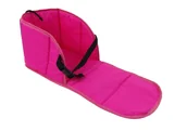 Sanki i ślizgacze - ﻿Materac Do Sanek Miękki Trzy Zapięcia Różowy - miniaturka - grafika 1