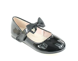 Półbuty dziewczęce 24DZ19-7238 czarny - Buty dla dziewczynek - miniaturka - grafika 1