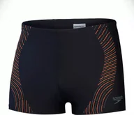 Kąpielówki męskie - Męskie bokserki kąpielowe Speedo DUO LOGO ASHT AM rozmiar 42 - miniaturka - grafika 1