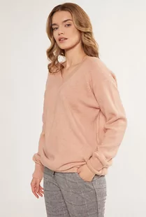Gładki sweter o dłuższym kroju - Monnari - Swetry damskie - miniaturka - grafika 1