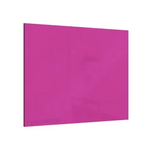 Tablica szklana magnetyczna Mademoiselle Fuchsia 45x45cm - bezramowa tablica szklana, szkło hartowane na magnesy neodymowe - Tablice i flipcharty - miniaturka - grafika 1