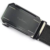 Paski - Pasek skórzany męski Pierre Cardin 546 HY08 125 Czarny - miniaturka - grafika 1