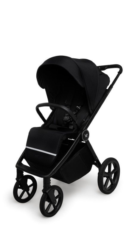 Muuvo Go uniwersalny wózek spacerowy do 22 kg Black