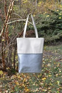 Torebki damskie - Kremowo - srebrna torebka na ramię - miniaturka - grafika 1