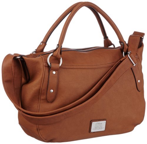 s.Oliver (Bags) Slouchy Tube 39.307.94.6859, Shopper 43x28x12 cm (szer. x wys. x gł.), brązowy - Braun Braun Braun 0009-43x28x12 cm (B x H x T)