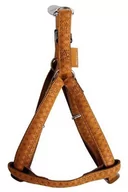 Szelki dla psów - Zolux Szelki regulowane Mac Leather 2do 5mm Żółte [522065JA] 6310 - miniaturka - grafika 1